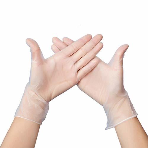 Products Guantes de vinilo desechables transparentes de 100 piezas Guantes de PVC de