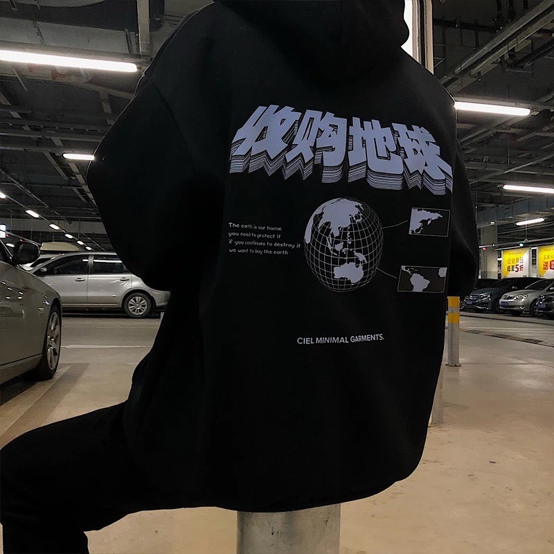 Social hoodie buy the earth