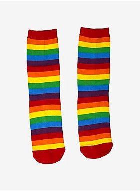 Rainbow Lollipop Crew Socks