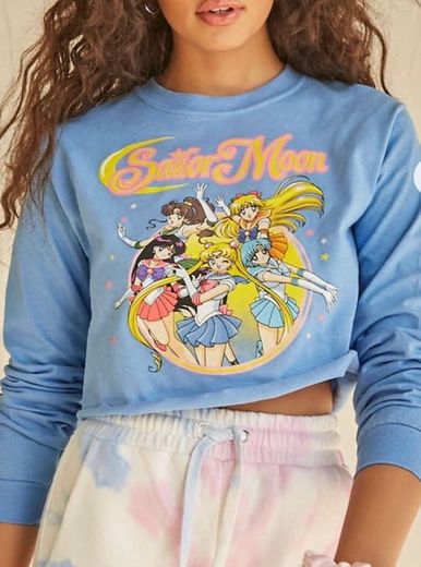 Cropped Sailor Moon Graphic Tee | Forever 21