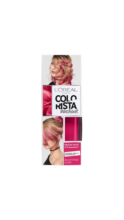 Belleza L'Oreal Paris Colorista Coloración Temporal Tono Washout Hot Pink Hair