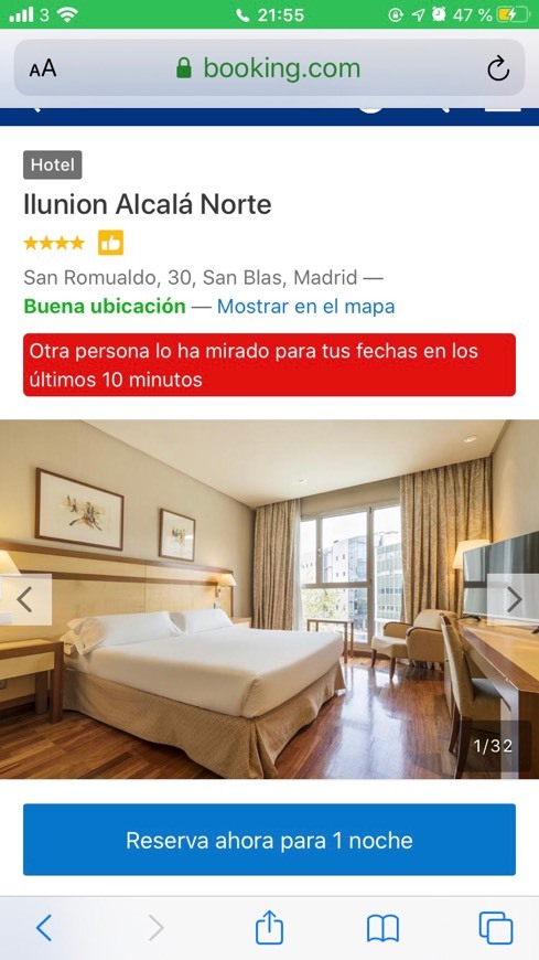 Place Hotel Ilunion Alcala norte Madrd