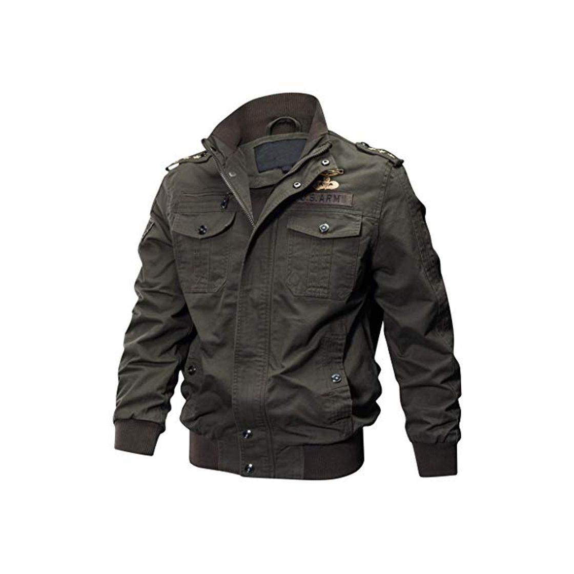 Product Chaqueta de Manga Larga de los Hombre Lavado Chaqueta Militar Gran tamaño Escudo Transpirable táctico BaZhaHei Invierno Abrigo Casual con Capucha de Lana Capa Jacket Parka Pullover