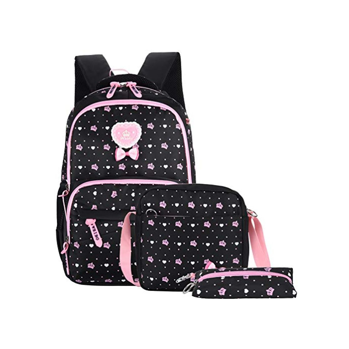 Social Vbiger Mochilas Escolares Niña Mochila Infantil Adolescentes Sets 3 en 1 para
