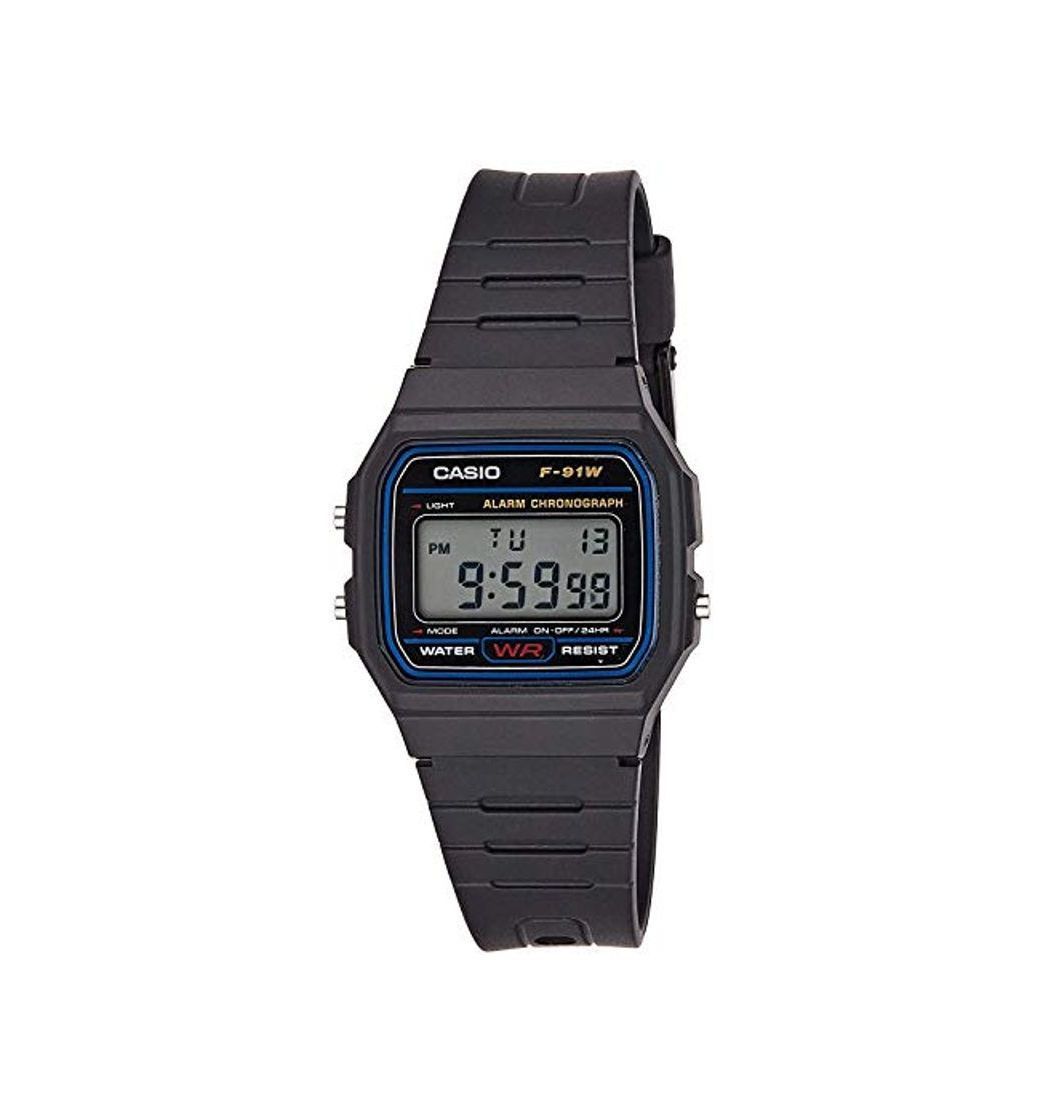 Social Reloj Casio Collection para Hombre F-91W-1YER