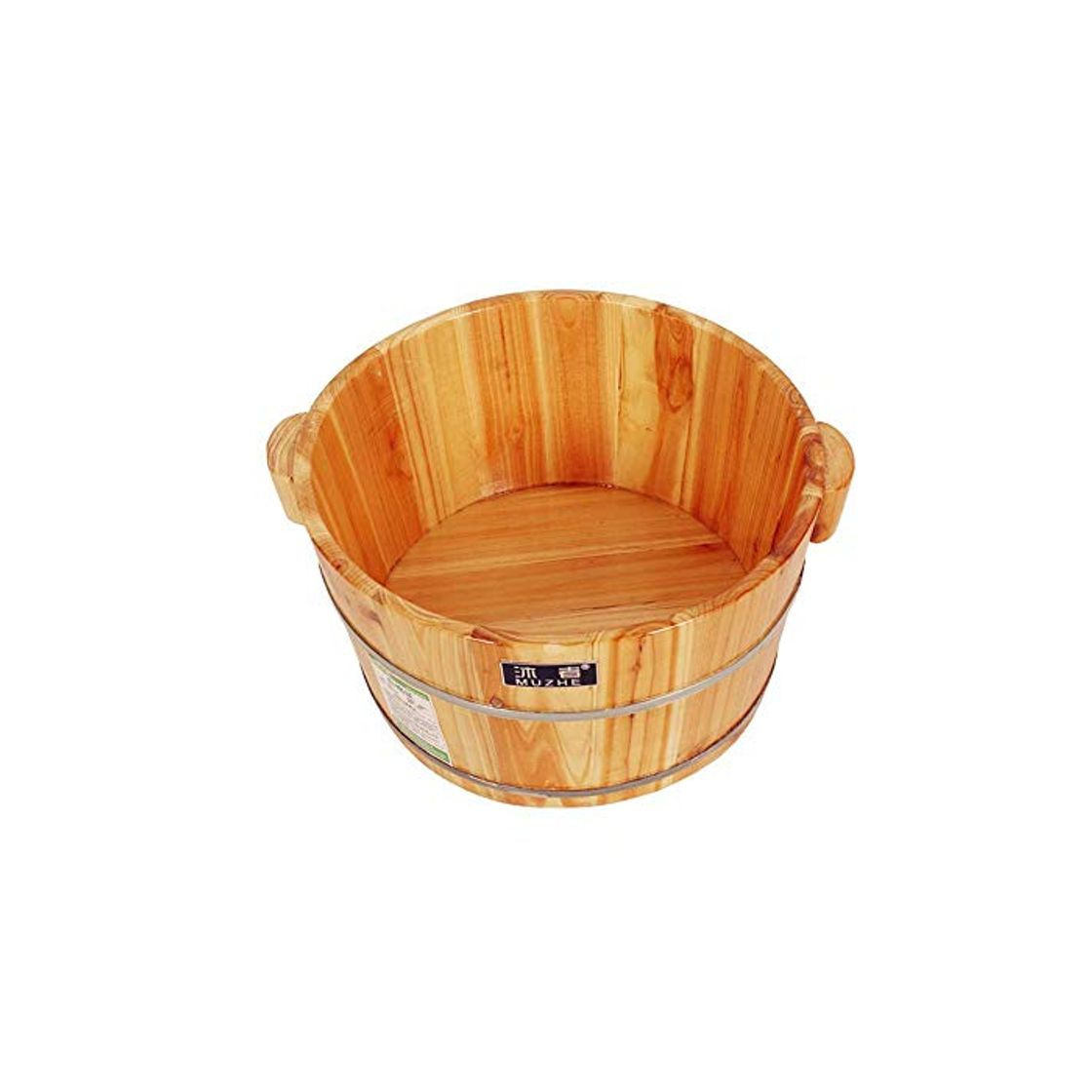 Social Zy-Foot Baño de pies Barril Madera Maciza Natural Espesar Pie SPA Tina