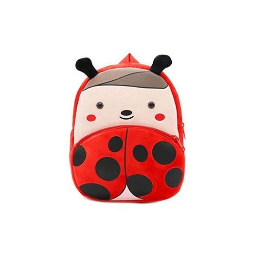 Haioo Mochila Infantil para Niños con Figuras de Animales Bonitos Mochilas Escolares