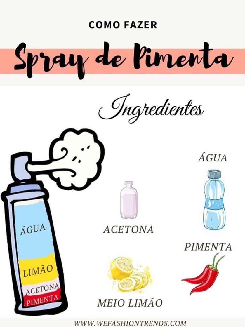 Fashion Spray de pimenta