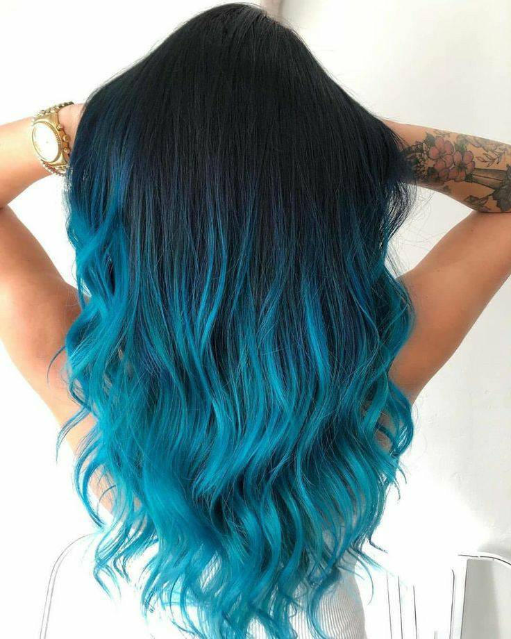 Moda Cabelo azul 💙