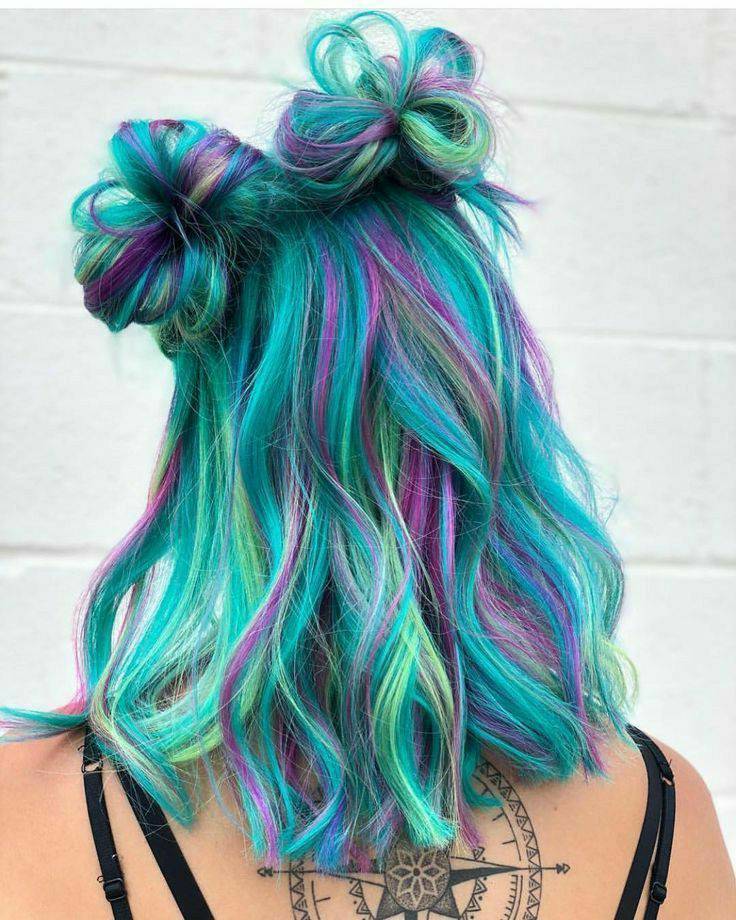 Fashion Cabelo unicórnio 🦄