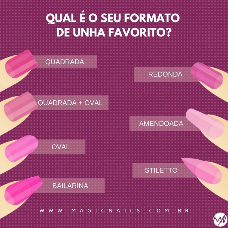 Fashion Qual o seu formato de unha ?