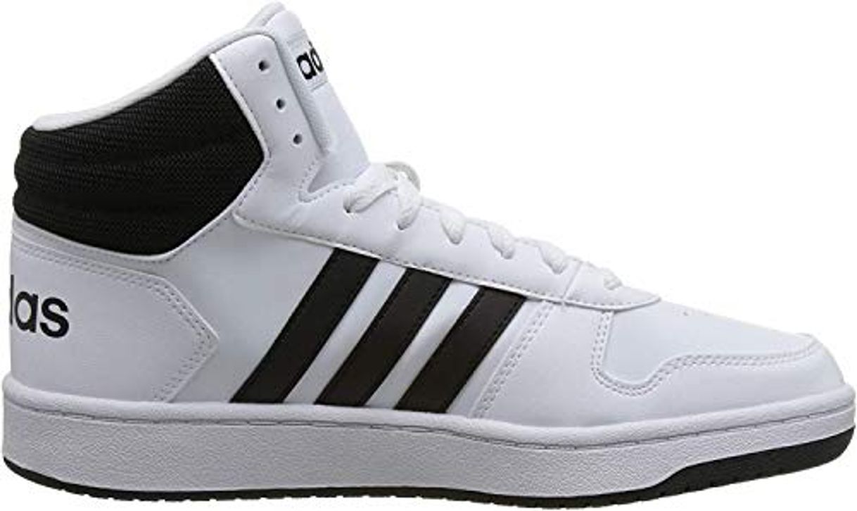 Moda adidas Hoops 2.0 Mid, Zapatillas Altas para Hombre, Blanco