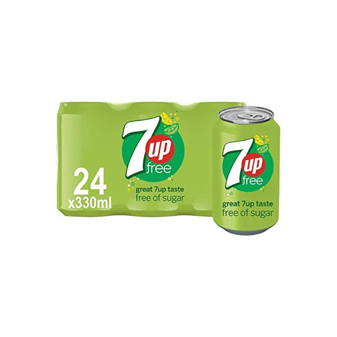 Social Britvic dieta 7-up gaseosas suave en lata Limón y Lima Drink 330 ml