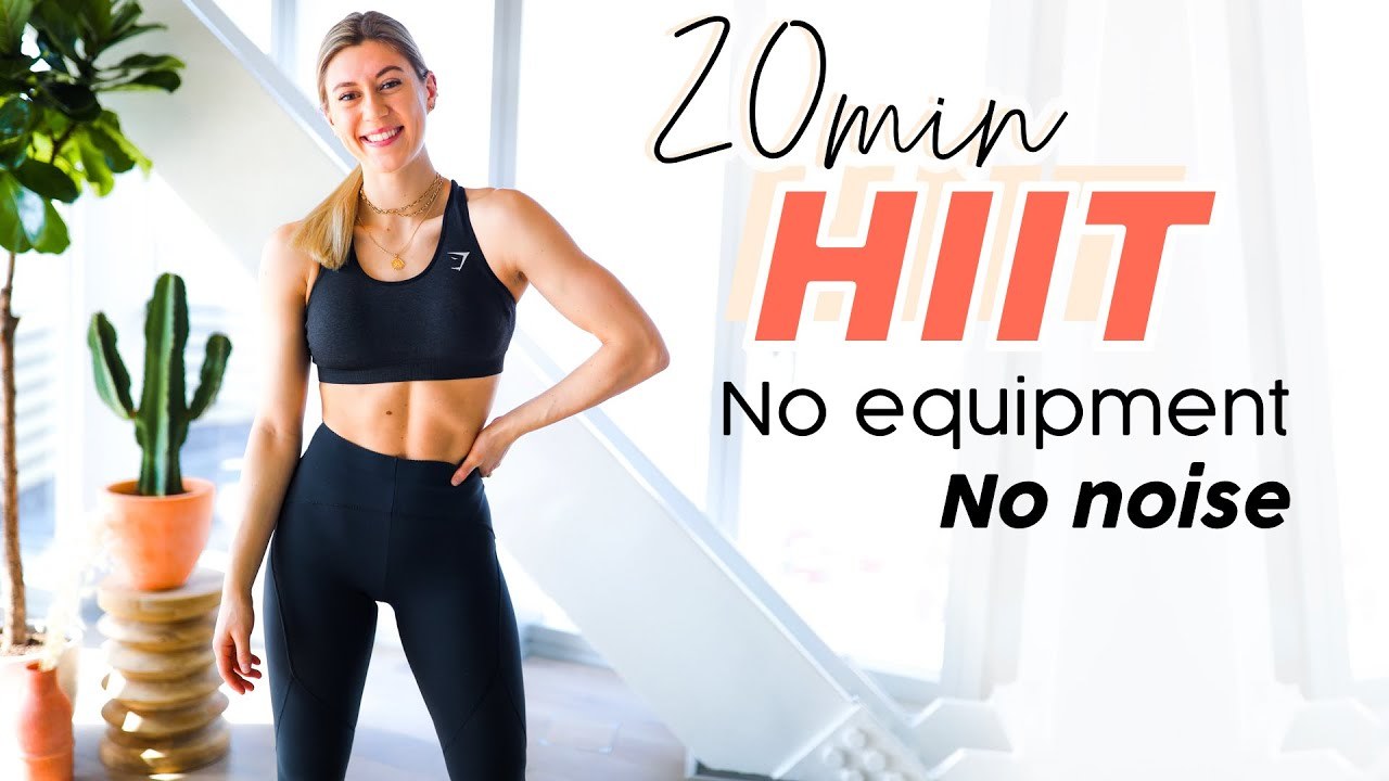 Fashion 20 MIN HOME HIIT WORKOUT // No equipment, no noise, no impact ...