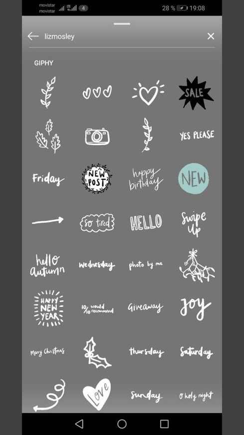 Gifs p Instagram - stories