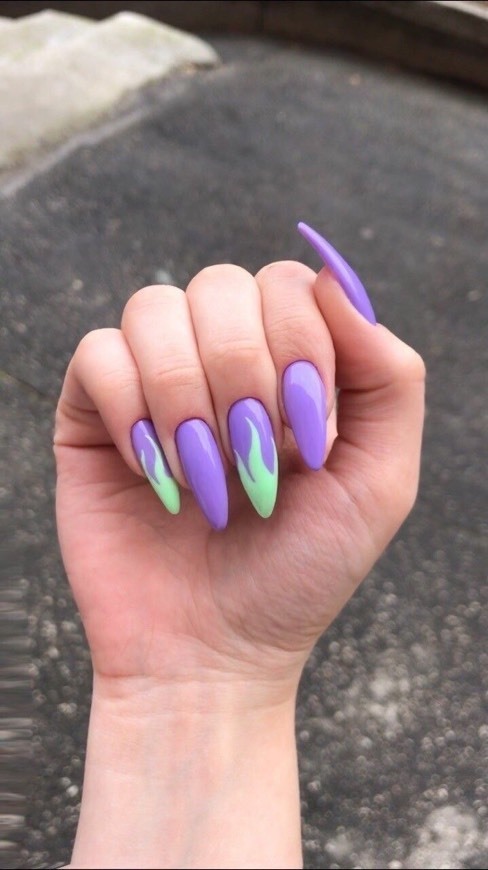 Fashion Fire Neon💚💜