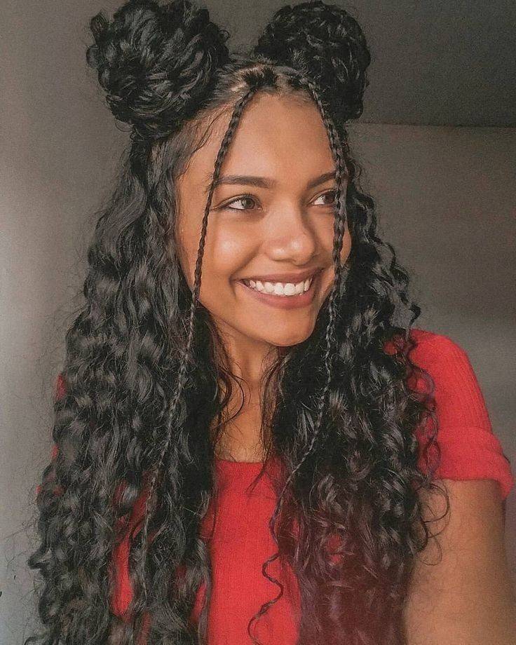 Moda Penteados pra cabelo cacheados 