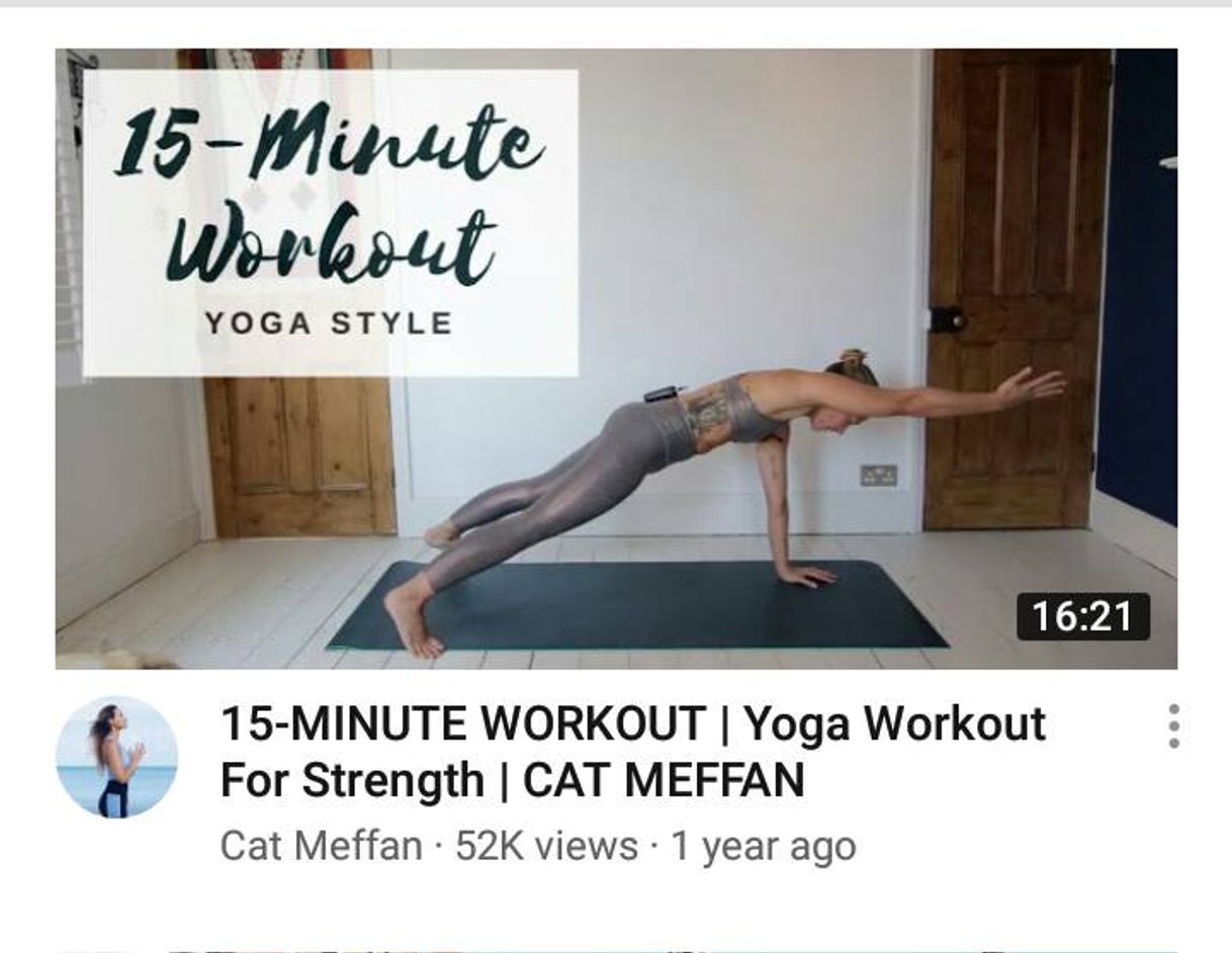 Moda 15-MINUTE WORKOUT | Yoga Workout For Strength - YouTube