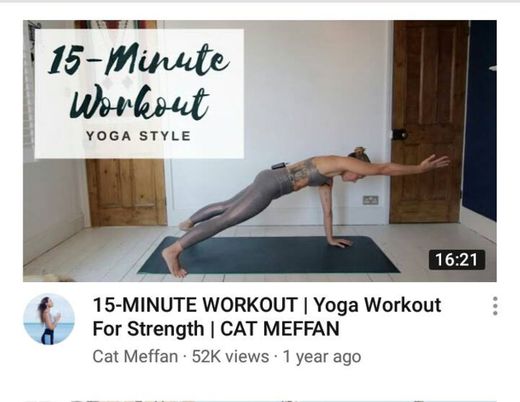 15-MINUTE WORKOUT | Yoga Workout For Strength - YouTube