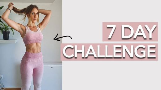 7 Day Challenge - Calorie Burning 7 Minute Workout - YouTube