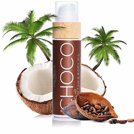 COCOSOLIS Bronceado & Aceite Corporal De Cacao | Aceite De Bronceado Orgánico | Obtenga