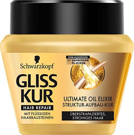 Gliss Kur estructura de construcción de Kur Ultimate Oil Elixir, 6 pack