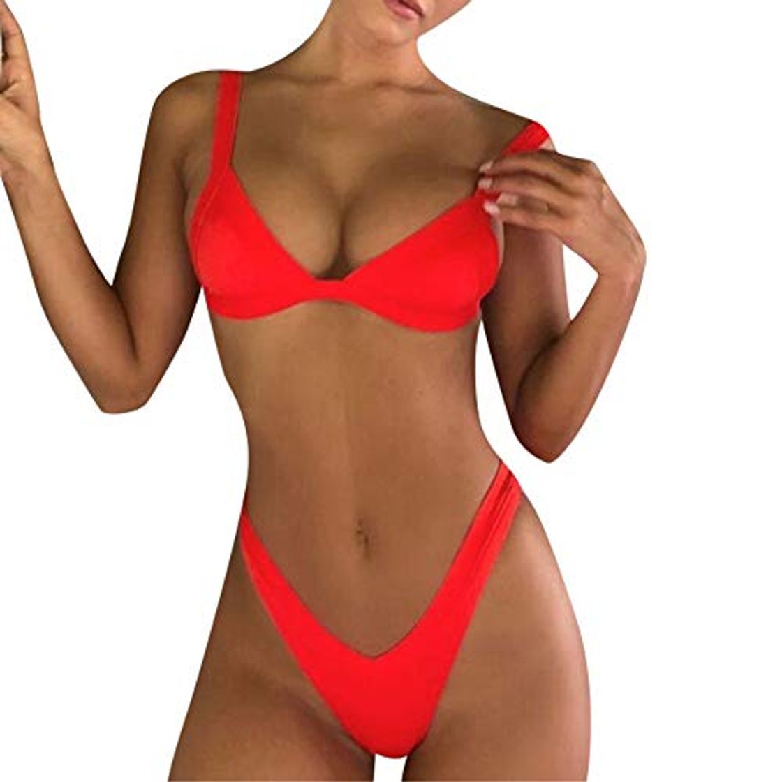 Producto Bikinis Mujer,Dragon868 Simple Estilo de Las Mujeres Vendaje Bikini Conjunto Push-up Traje