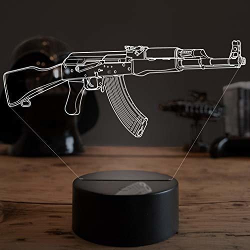 Lámpara decorativa LED 3D CSGO AK-47