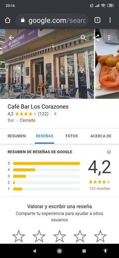 Restaurants Café Bar Los Corazones