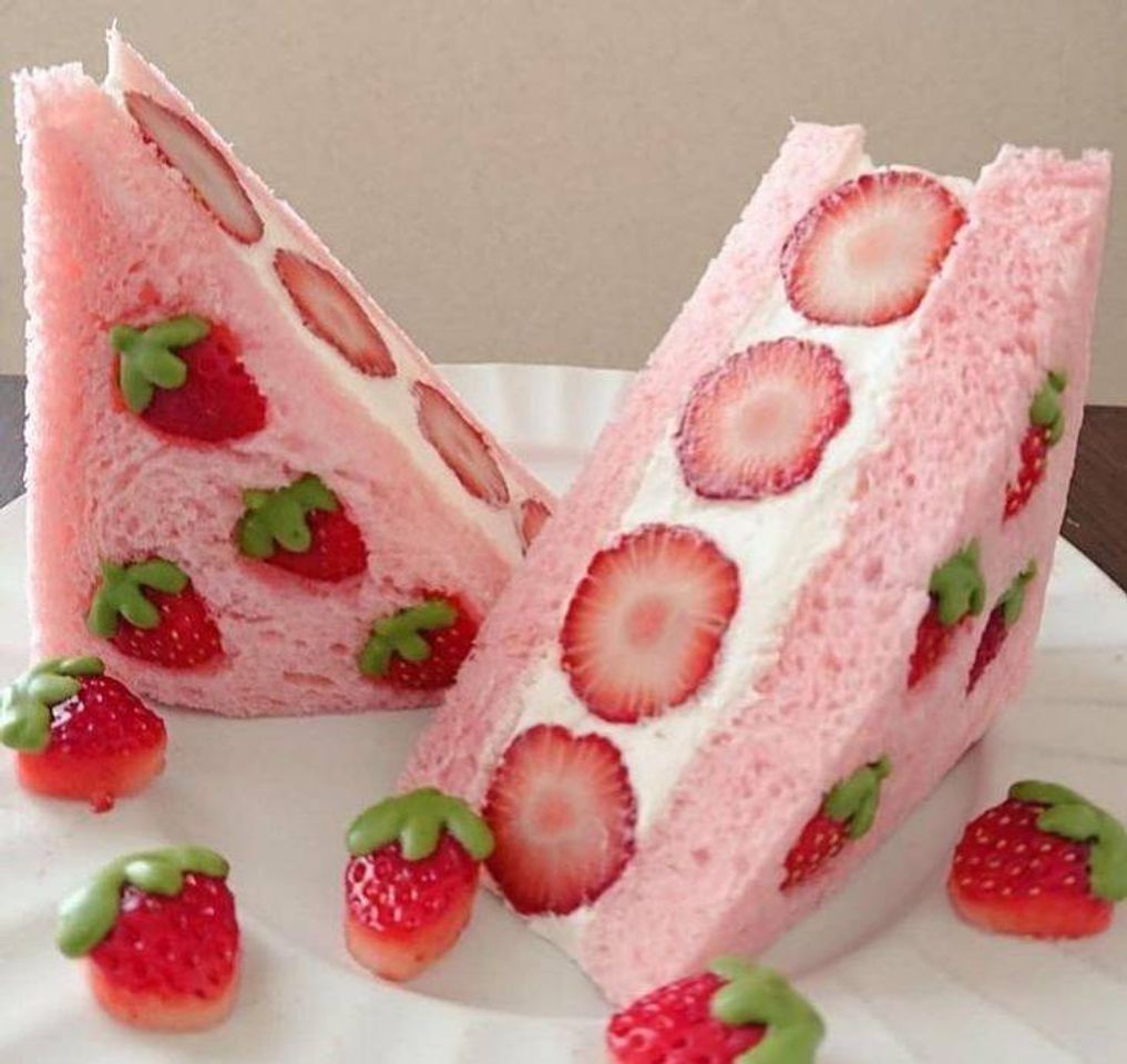 Restaurantes Strawberry sandwich