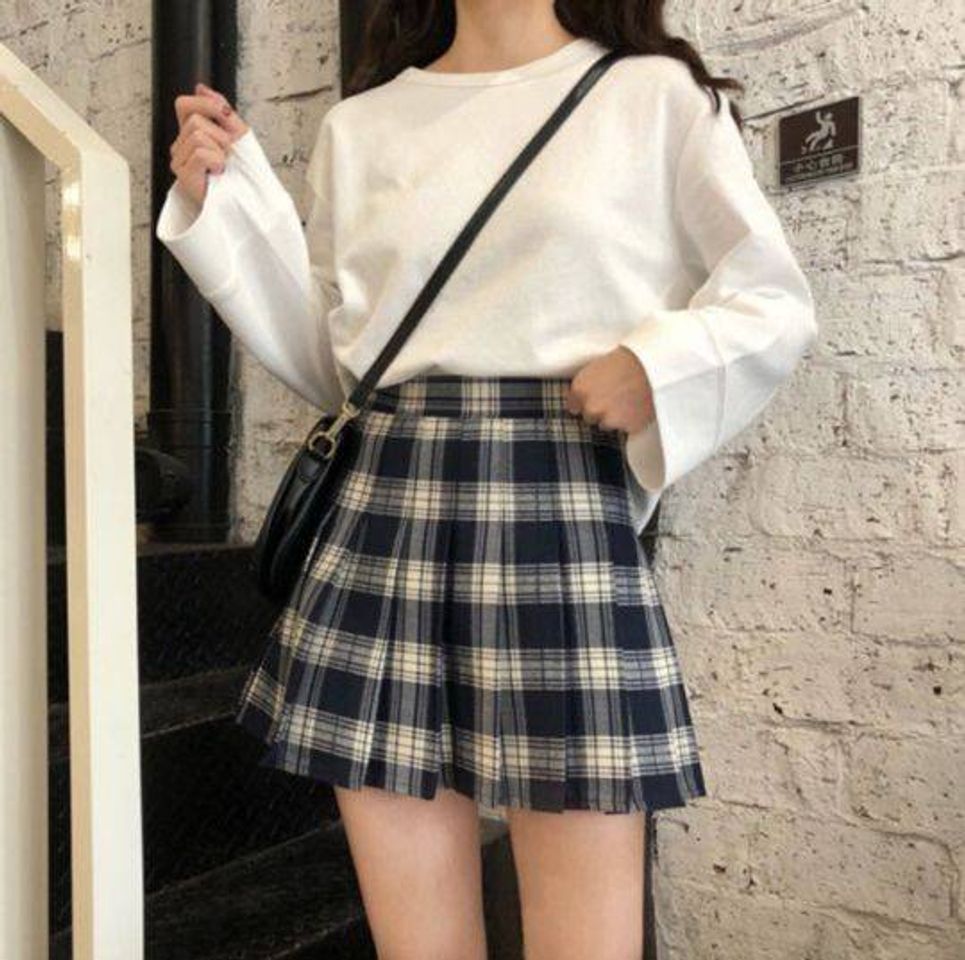 Product Plaid skirt ⚪