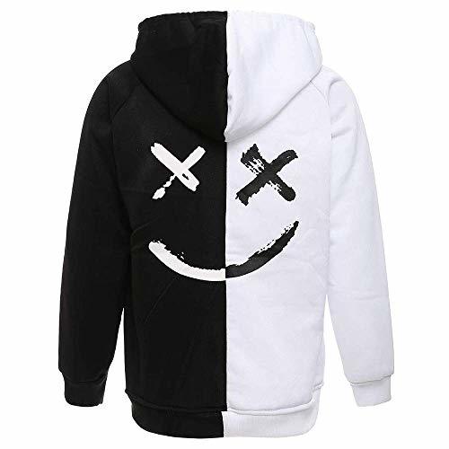 Social XIAOYAO Hombre Sudadera con Capucha Deportiva Manga Larga Hoodie Casual Camisa de