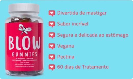 Blow Gummies 60 Dias de Tratamento