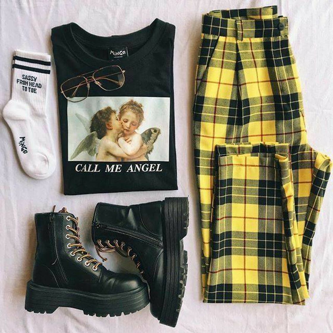 Fashion grunge outfit