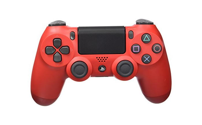 Social Sony - Dualshock 4 V2 Mando Inalámbrico, Color Rojo