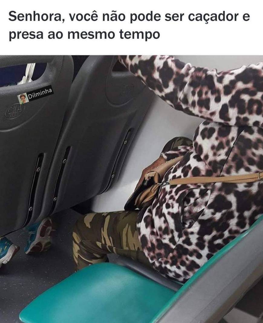 Moda Caçador e presa ao mesmo tempo