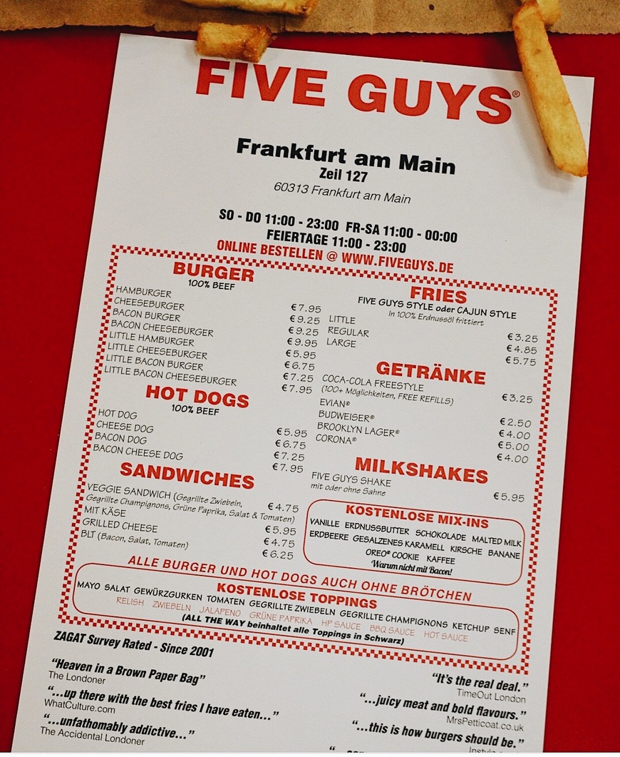 Restaurantes Five Guys