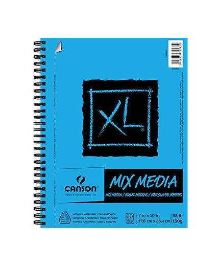 Pro-Art Canson XL multimedio Carta Pad 7"X 10"-60 fogli