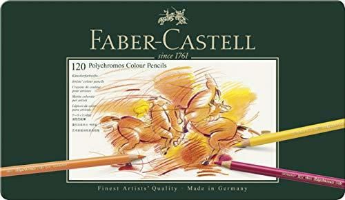 Faber-Castell 110011 - Estuche de metal con 120 ecolápices polychromos