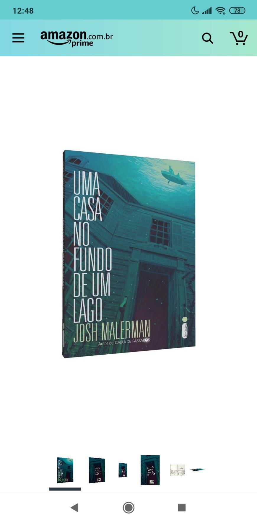 Moda Livro Uma casa no fundo de um lago