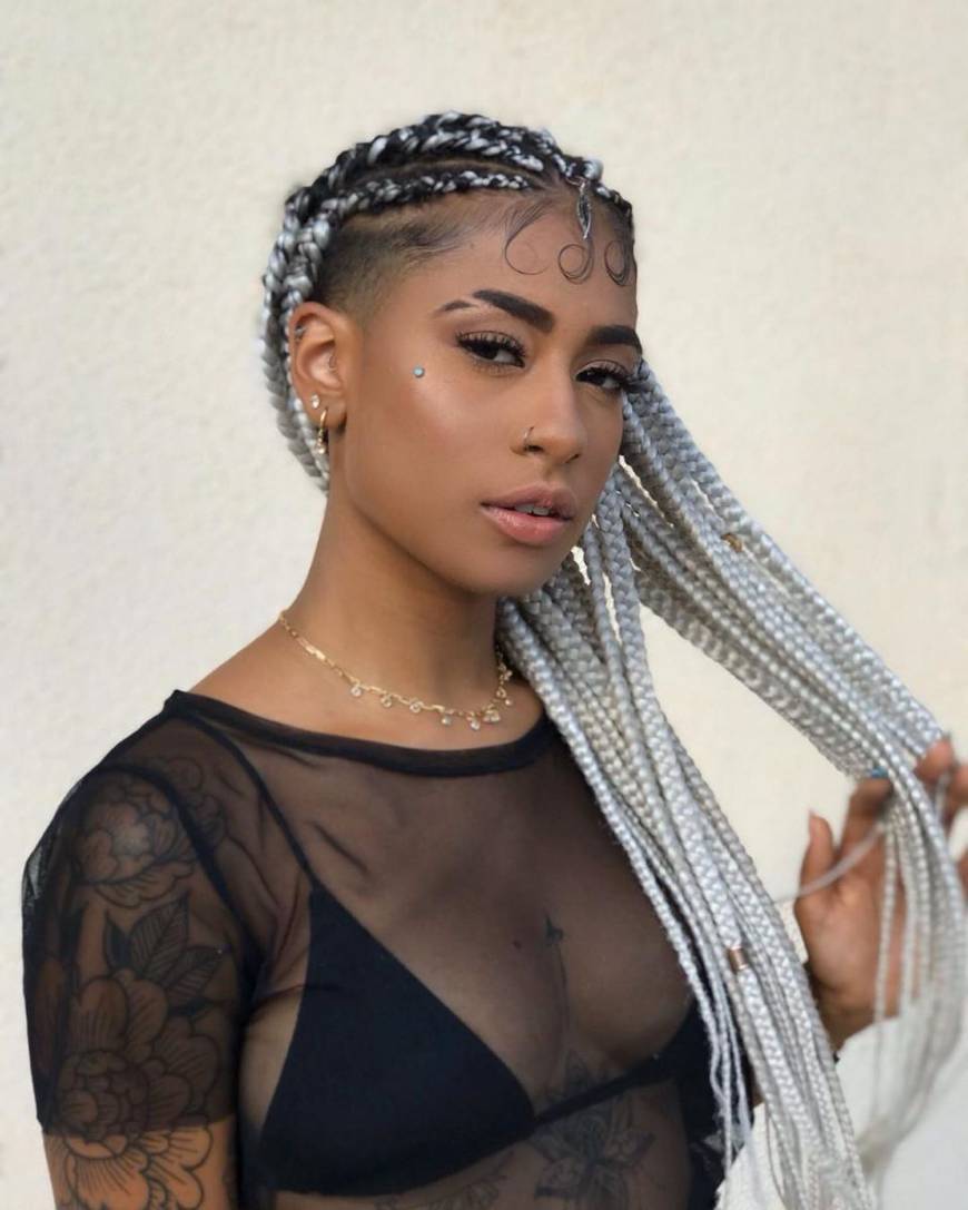 Moda White braids 