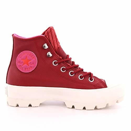 Converse Chuck Taylor All Star Hi Lugged Winter Ladies Sneaker Shoes Brick-Habanerorot,