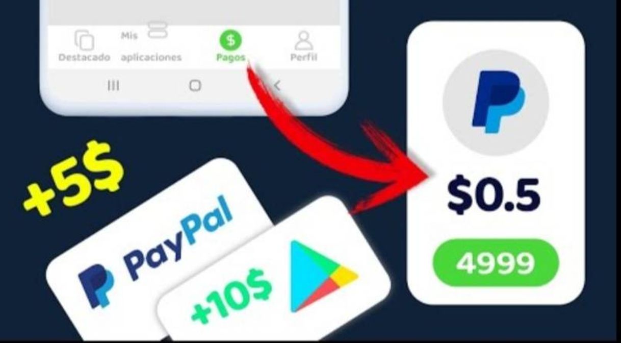 Aplicacion muy buena para ganar dinero a paypal en 2020🤑🤑