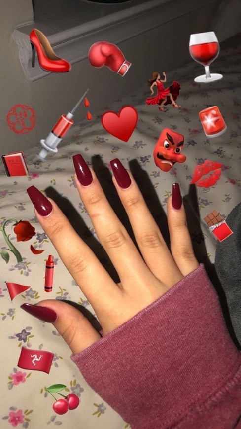 Fashion Red Nail🍷