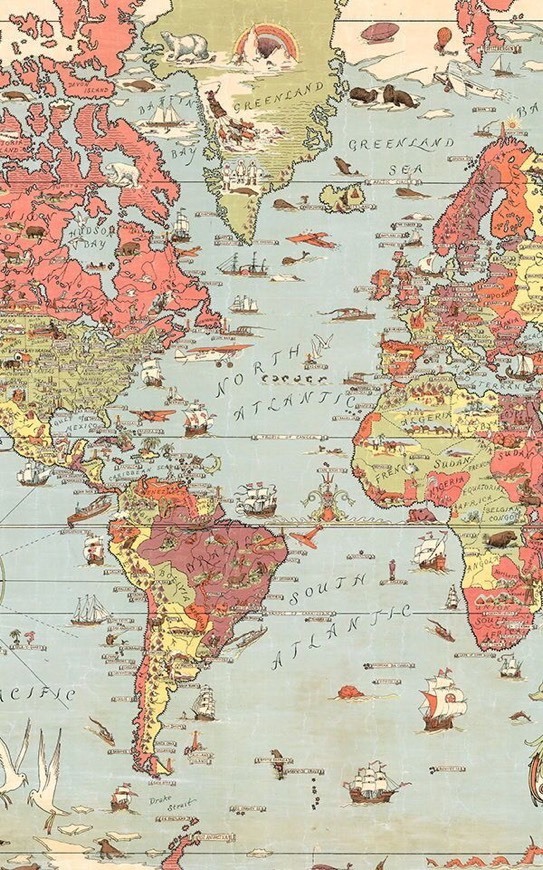 Wallpaper mapa mundi 