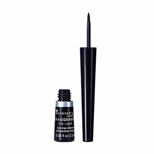 Social Rimmel London Exaggerate Liquid Eye Liner Delineador Líquido Tono 001 100% Black-