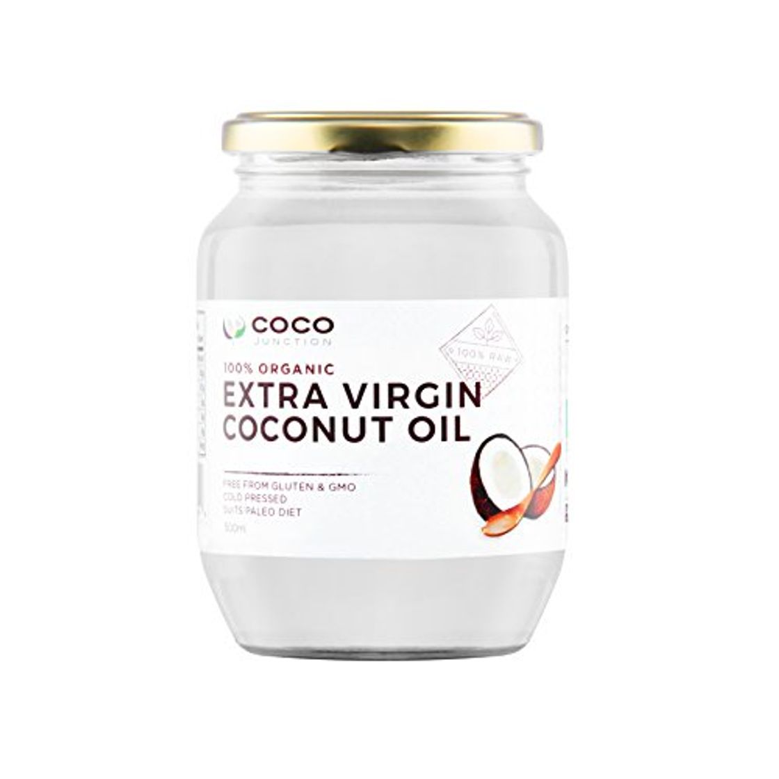 Lugar 1 Litre Extra Virgin Organic Coconut Oil --- 100% Raw