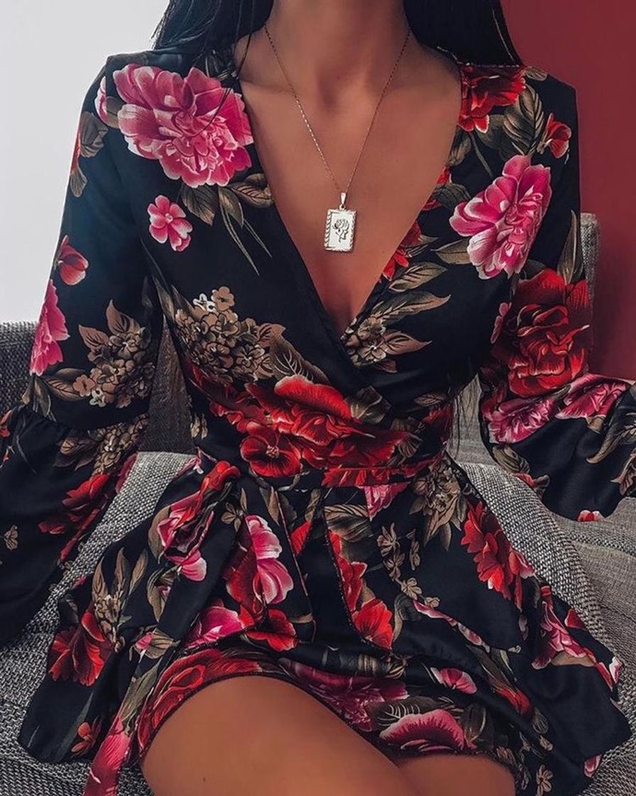 Social Hawiton Vestido de Punto para Mujer Vestido de Suéter de Cuello Alto Elegante Jersey de Manga Larga de Una Línea para Otoño Invierno