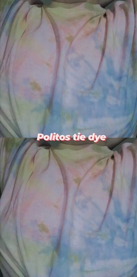 Productos Polos tie dye 