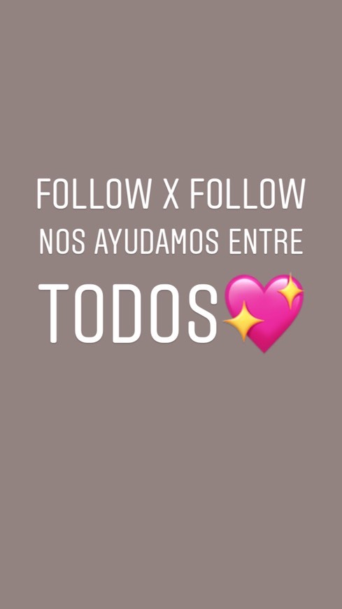 Sigo a todos los que me sigan !